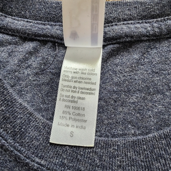 Blue Ocracoke Island Tee, Men's S - Picture 3 of 9